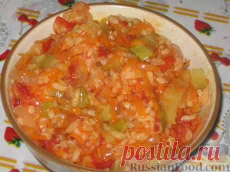 Рецепт: Консервированный салат с рисом на RussianFood.com