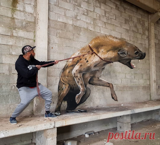 Граффити-художник покоряет Instagram своими ультрареалистичными 3D-рисунками, которые превращают обыденное в великолепное
