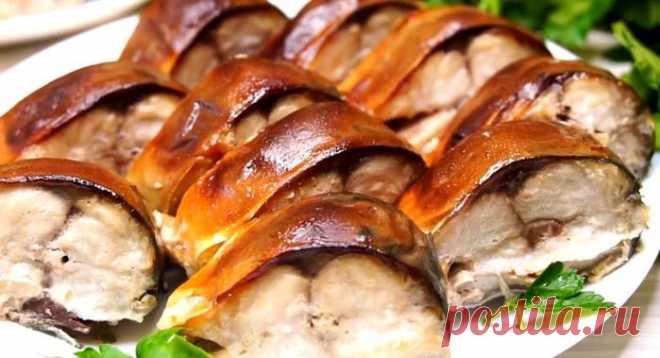 Вкусное блюдо из скумбрии можно есть как горячим, так и холодным