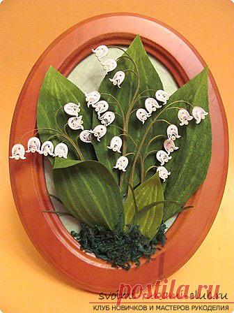 Красивая открытка в технике квиллинг ко дню 8 марта - подробные схемы и описание