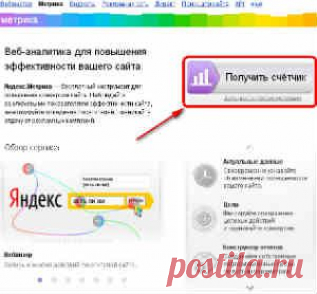Счетчик Яндекс Метрика, как установить