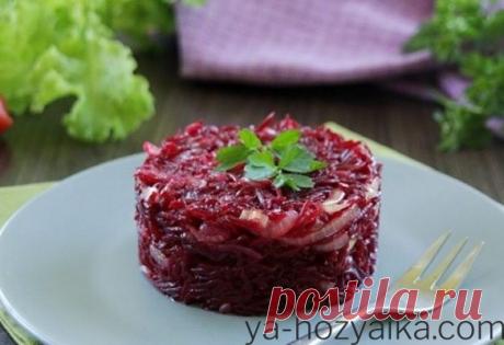 Салат со свеклой и грибами. Полезные салаты из свеклы