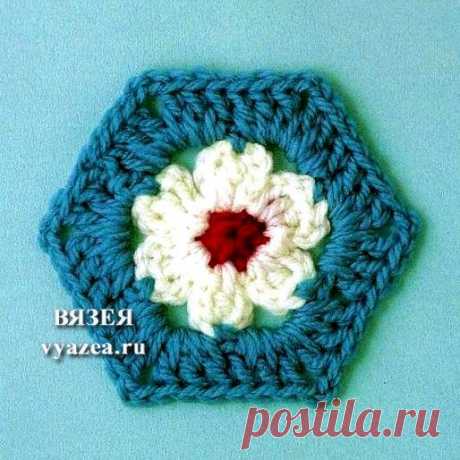 Шестиугольные мотивы крючком схемы