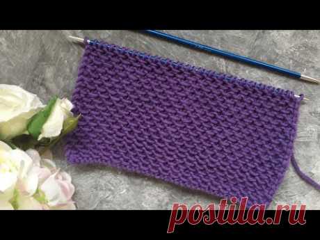 КЛАССНЫЙ ПЛОТНЫЙ УЗОР СПИЦАМИ "КОЛЬЧУГА"knittingpatterns