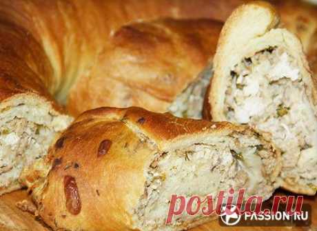 Большой рулет с мясом и сыром | passion.ru