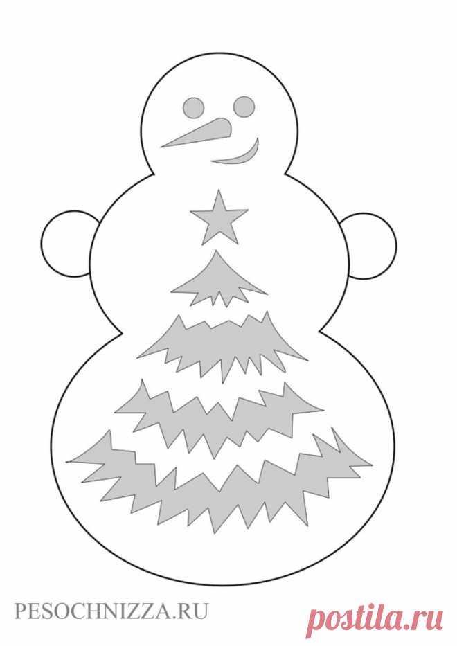 Новогодние вытынанки 2019. Год свиньи. | pesochnizza.ru