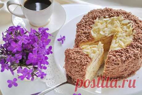 Торт СМЕТАННИК на Сковороде — Домашняя кулинария