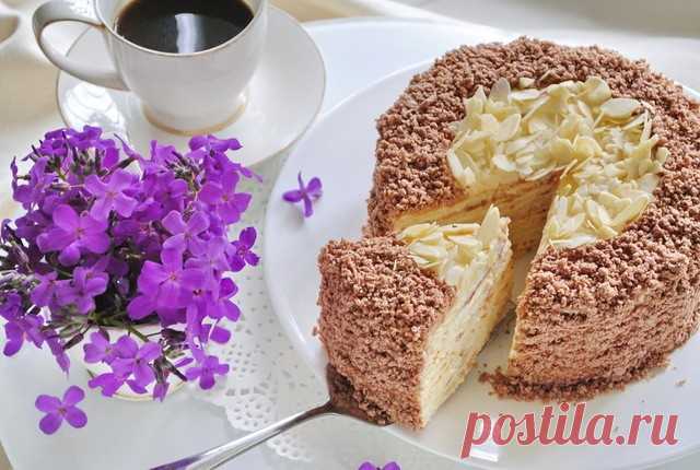 Торт СМЕТАННИК на Сковороде — Домашняя кулинария