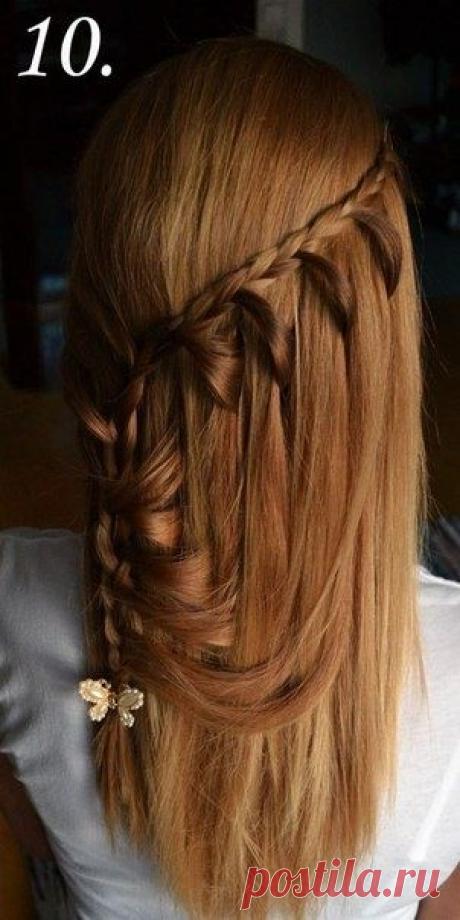 Плетение вокруг волос (diy) / Прически / ВТОРАЯ УЛИЦА