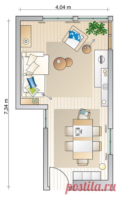 Дизайн длинной и узкой комнаты — Наши дома