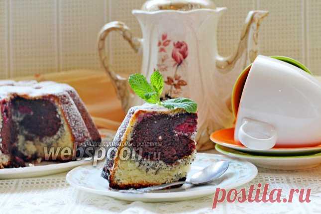 ТВОРОЖНЫЙ КЕКС С МАКОМ И ВИШНЕЙ