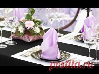 Способы складывания салфеток, сервировка стола, видео мастер класс - запись пользователя master74 (Елена Шевченко) в сообществе Новый год в категории Новогодний декор