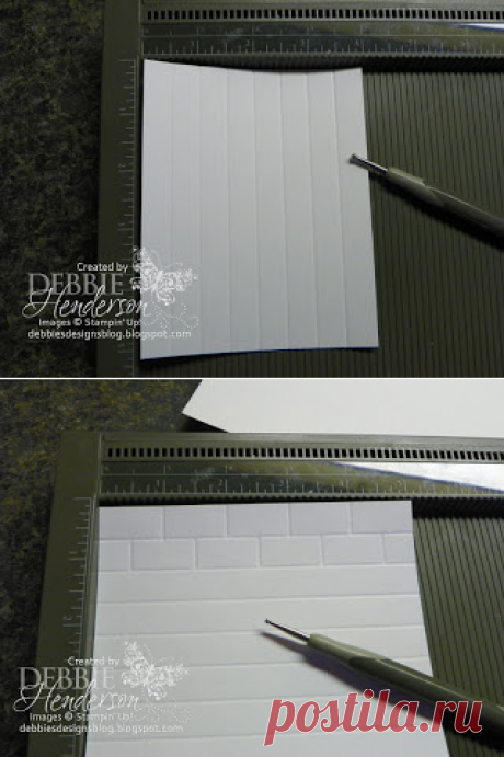 Дизайни Деби: вторник типове и техники-тухлена стена!