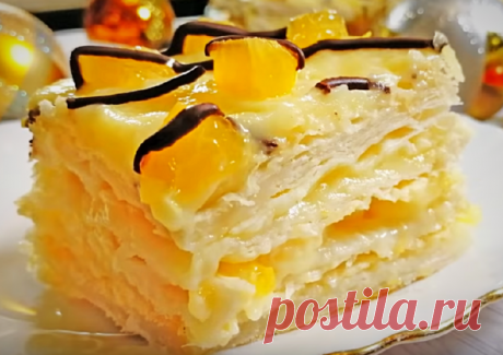 Рецепт: Новогодний торт за 15 минут | Tasty Food | Яндекс Дзен