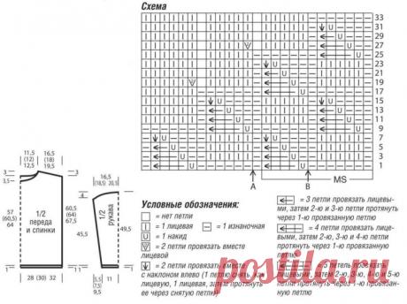 Pullover with applique of stars free pattern