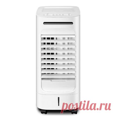 220v portable air conditioner 3 gear wind speed fan humidifier cooler cooling system 90° wide-angle Sale - Banggood.com