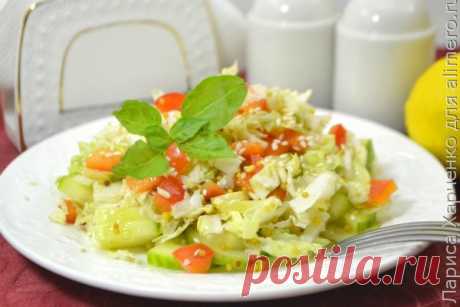 👌 Замечательный салат из пекинской капусты за 10 минут - очень вкусный и полезный, рецепты с фото