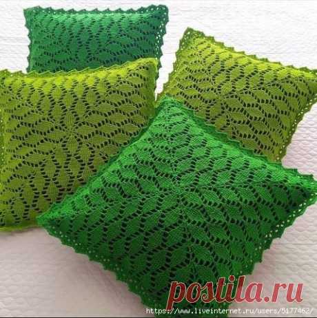 Для подушки крючком