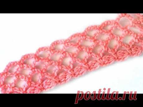 Французская сетка на наборном крае из шишечек