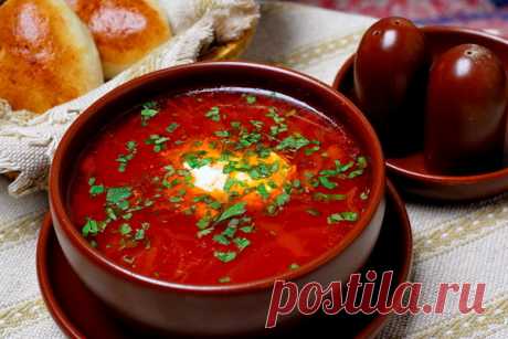 Борщ с говядиной и бараниной 
Рецепт приготовления вкусного и наваристого борща с говядиной и бараниной.