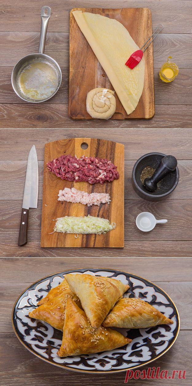 (+1) - Домашняя самса с бараниной | Любимые рецепты