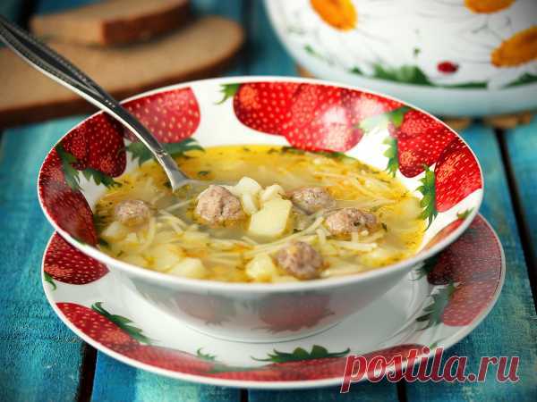 Суп с мясом - рецепты с фото