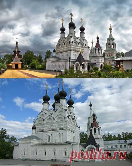 Свято-Троицкий собор в городе Муроме, на левом берегу реки Оки. 
Возведен в 1643 году. Главным украшением Свято-Троицкого собора являются кованные золоченые кресты — шедевры кузнечной работы муромских умельцев XVII века, — и поливные изразцы того же столетия с разнообразными орнаментами. Изразцы придают Троицкому собору особое изящество и неповторимое своеобразие, отлицающее его от других муромских храмов. | Красивейшие храмы России