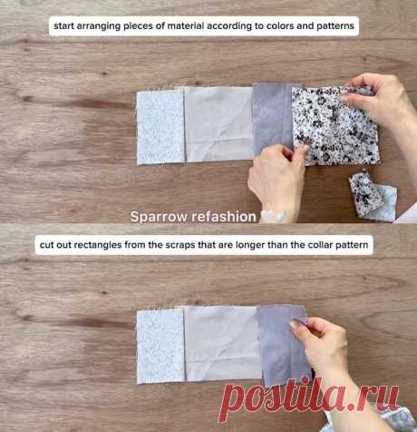 DIY Quilted Jacket Collar: Upcycle Fabric Scraps - Sparrow Refashion: A Blog for Sewing Lovers and DIY Enthusiasts