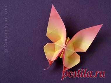 Origami Butterfly &#8211; Video Tutorial to Fold an Origami Swallowtail Butterfly
