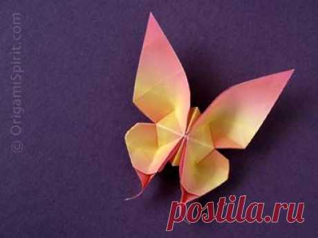 Origami Butterfly &amp;#8211; Video Tutorial to Fold an Origami Swallowtail Butterfly
