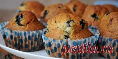 Маффины с черникой : Выпечка : Кулинария : Subscribe.Ru