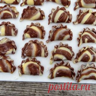 Все удивляются, как я готовлю вареники Эффектные и вкусные! Шоколадные вареники с творогом. Готовятся легко, а получаются шикарно!