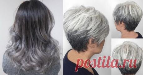 Серебряное совершенство: 10 вдохновляющих холодных омбре для твоего непревзойденного стиля