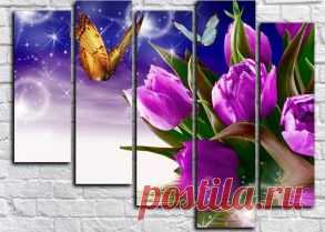 Купить модульные картины природа + подарок всем!