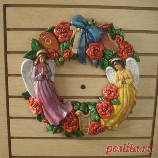 Angel Christmas Wreath door hanger Christmas decorations gifts | Etsy