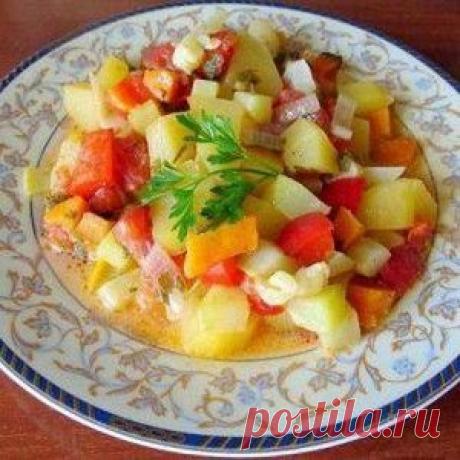 Овощное рагу из кабачков с картофелем рецепт – основные блюда