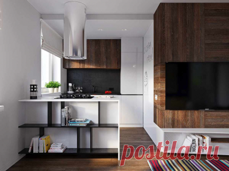 75 дизайнерских решений интерьера кухни гостиной 16 кв.м. с фото