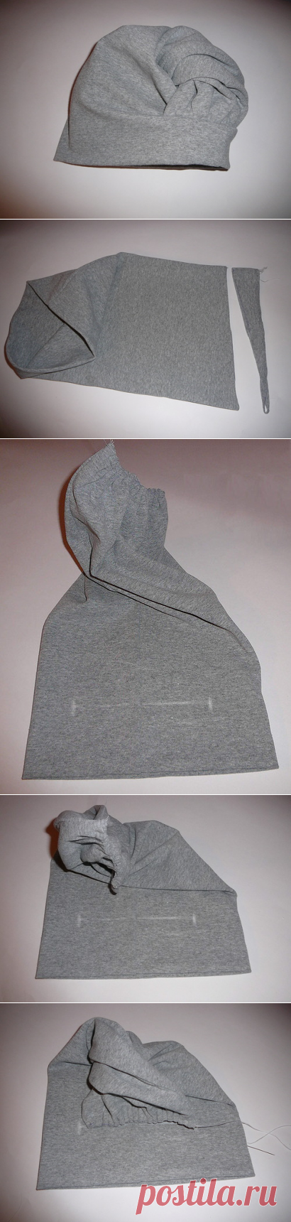 Пошив трикотажной шапочки, фото мастер-мастер класс .