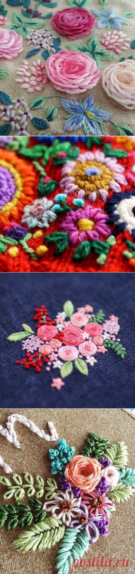 Милые идеи вышивки — Сделай сам, идеи для творчества - DIY Ideas