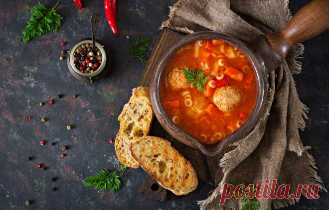 Супы с мясными фрикадельками - Лайфхакер