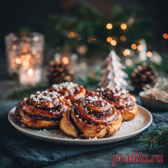 Булочки обнимашки: шведская корица в русском исполнении
Помню тот день до мелочей: за окном лил нескончаемый осенний дождь, капли барабанили по подоконнику, а в воздухе пахло мокрой листвой и чем то неуловимо тёплым. Я зашла в маленькую кофейню, спрятавшуюся в переулке, чтобы переждать непогоду — и там впервые увидела их.

На витрине, подсвеченные мягким светом лампы, лежали золотистые завитки — шведские булочки с корицей. От них поднимался пар, а аромат… Он заполнил всё п...