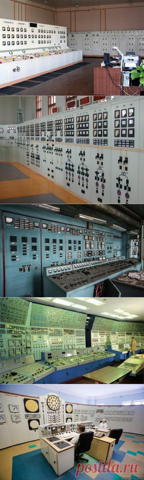 Строгость и красота комнат управления советской эпохи / Назад в СССР / Back in USSR