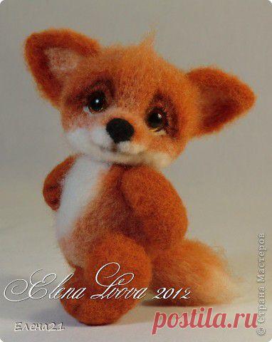 МК по валянию Лисенка на нитяном креплении | Страна Мастеров