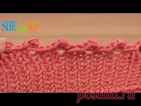 Закрытие петель полотна с пико.