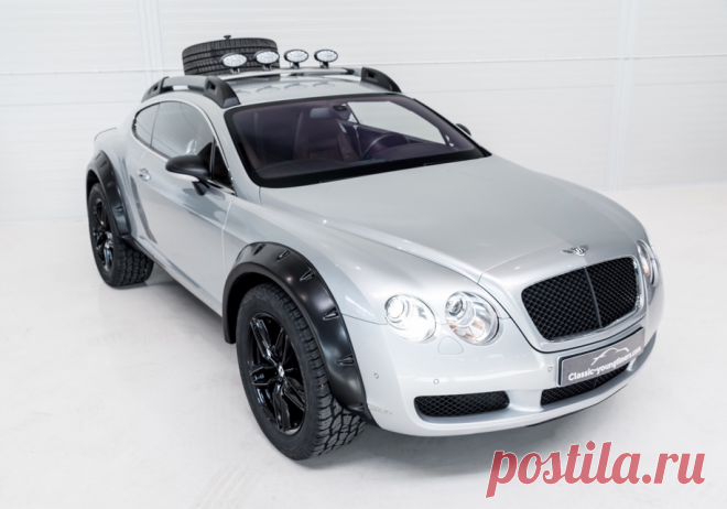 Голландцы выставили на продажу Bentley Continental GT для бездорожья