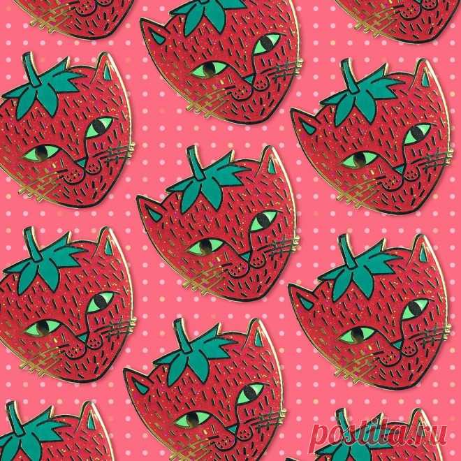 Dana Duncan в Instagram: «Strawpurry cat enamel pin! It is strawberry season in California. I hope you get an awesome strawberry dessert this season. :)⠀ #pinkowlet…» 110 отметок «Нравится», 1 комментариев — Dana Duncan (@pink.owlet) в Instagram: «Strawpurry cat enamel pin! It is strawberry season in California. I hope you get an awesome…»