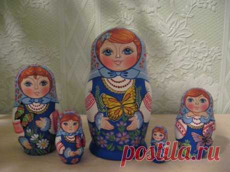 Матрешки роспись