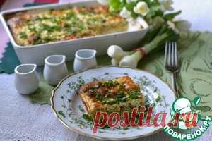Творожная запеканка с молодой капустой - кулинарный рецепт