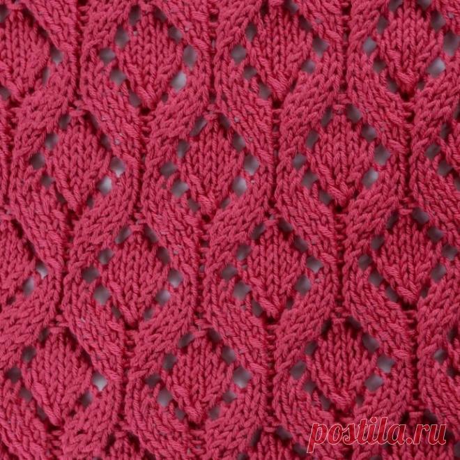 Узор спицами