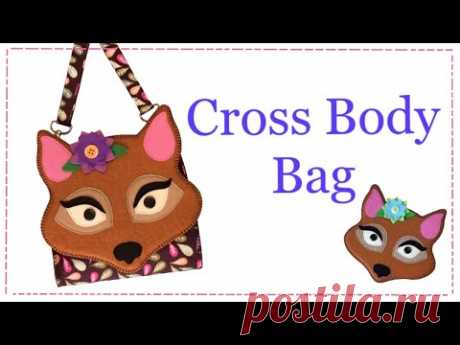 How to sew a Fox cross body bag || FREE PATTERN || Full tutorial with Lisa Pay - YouTube